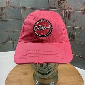 Pops Soda Shop Food Fuel Fizz Route 66 Arcadia OK Pink Cap